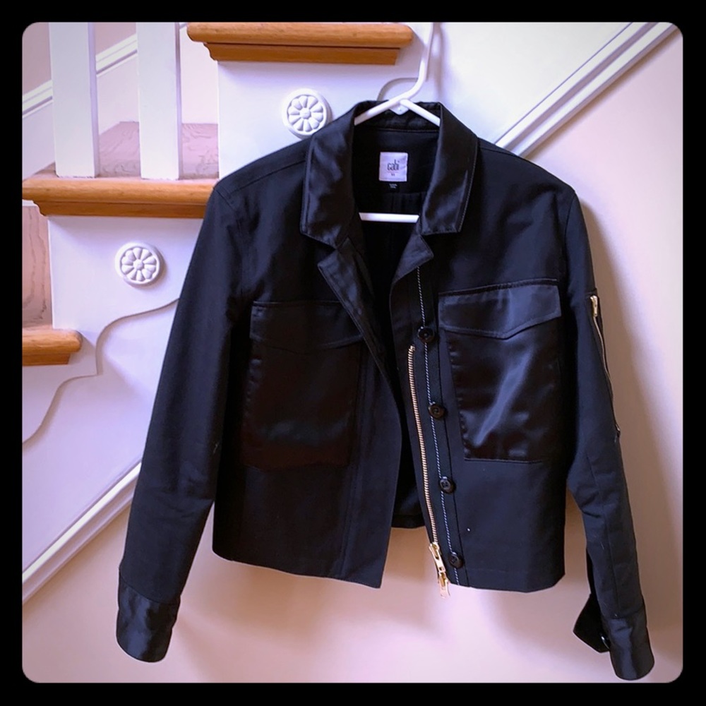 Cabi Back in Black jacket #3552 size XS EUC